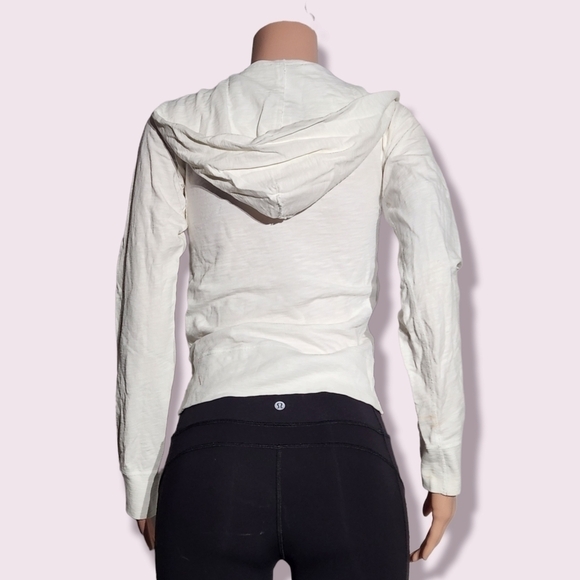 J. Crew Women’s French Terry Distressed Hoodie, Size XS - Picture 4 of 9